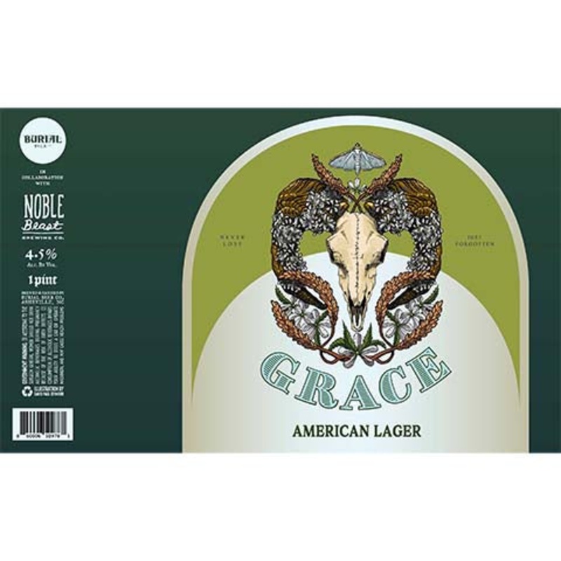 Burial Grace Lager 16OZ SINGLE CAN