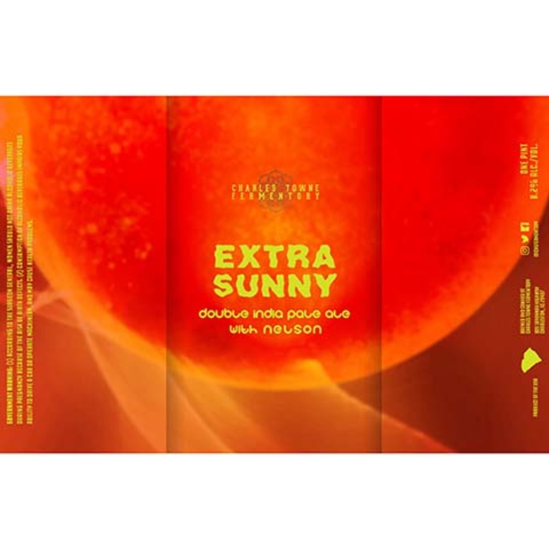Charles Towne Fermentory Extra Sunny with Nelson DIPA 16OZ SINGLE CAN