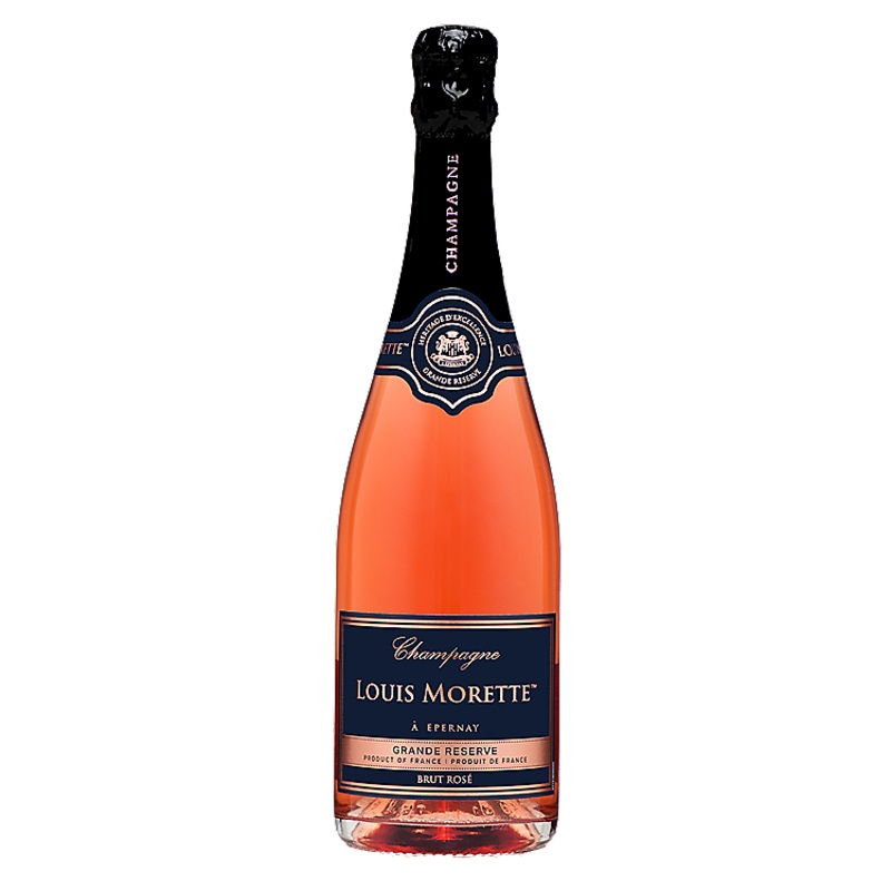 LOUIS MORETTE CHAMPAGNE GRANDE RESERVE BRUT ROSE 750ML 750ML