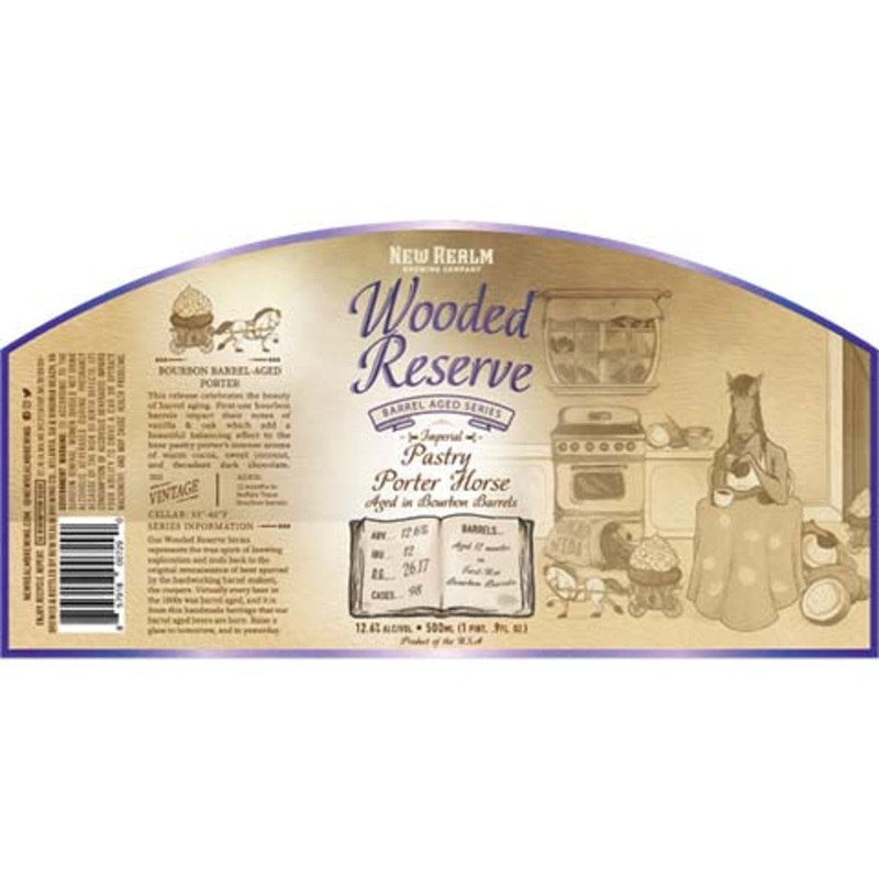 New Realm Wooded Reserve Imperial Pastry Porter 500ML BTL