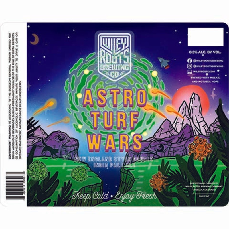 Wiley Roots Astro Turf Wars DIPA 16OZ SINGLE CAN