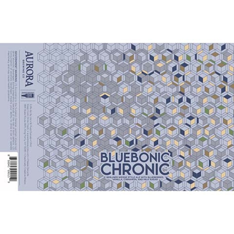 Aurora Bluebonic Chronic Berliner Weisse Ale 16OZ SINGLE CAN