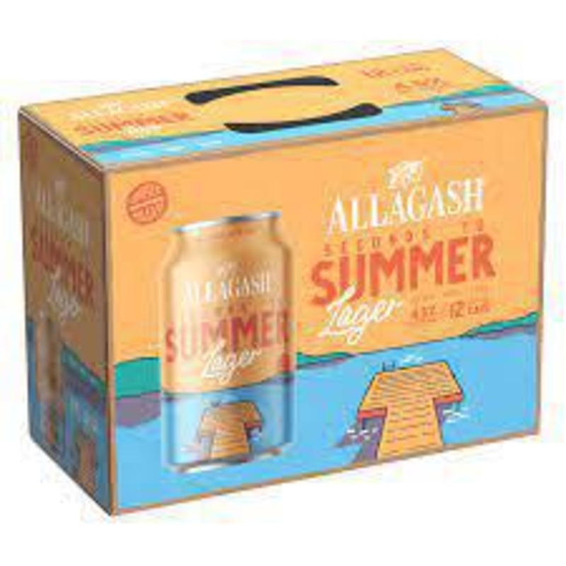 Beer Allagash 12pk can Second to Summer lager
