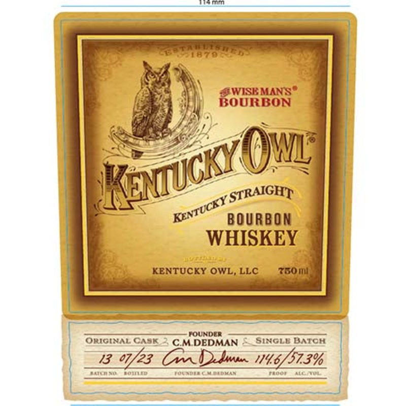 Kentucky Owl Batch #13 Kentucky Straight bourbon Whiskey 750ML BTL