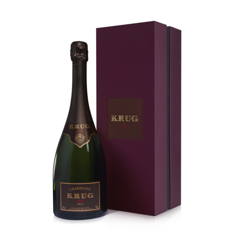 KRUG CHAMPAGNE BRUT 2004 W/ COFFRET GIFT BOX 750ML 750ML