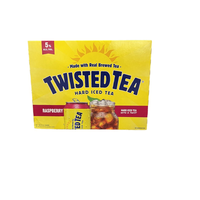 Twisted Tea Raspberry Hard Iced Tea 12 Pack Cans