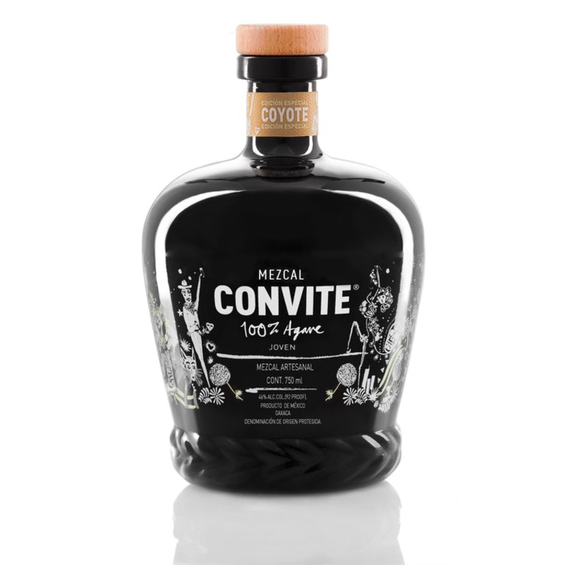CONVITE MEZCAL ARTESANAL JOVEN COYOTE EDICION ESPECIAL 92 750ML 750ML