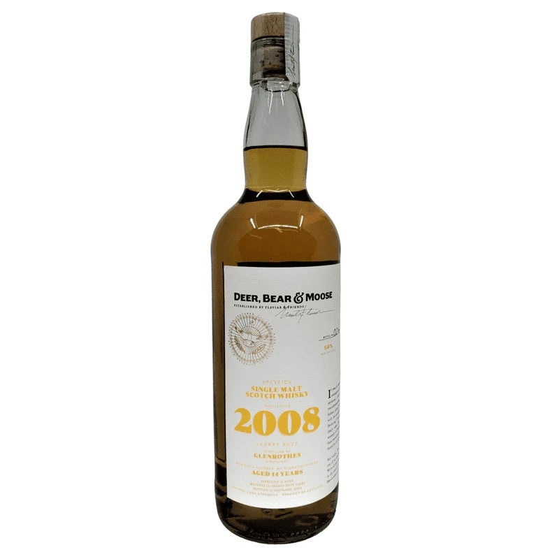 Deer, Bear & Moose 14 Year Old Glenrothes 2008 Speyside Single Malt Scotch Whisky 750ML BTL