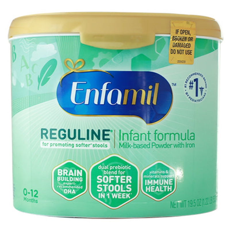 Enfamil Reguline Infant Formula with Prebiotics – Powder 19.5OZ (TUB)