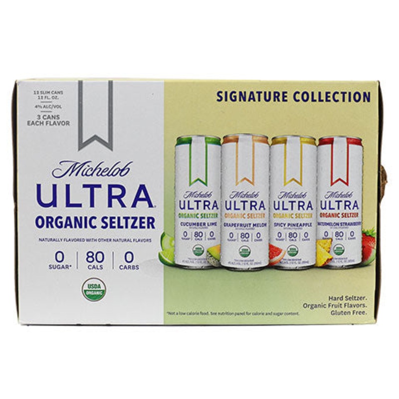 Michelob Ultra Organic Seltzer Signature Collection 12PK 12OZ CAN