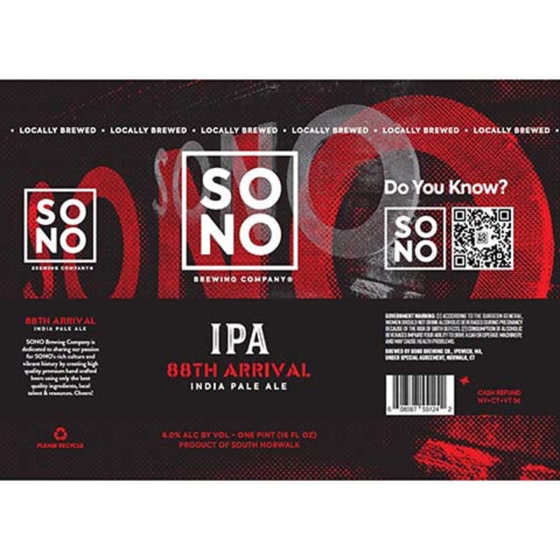SONO 88th Arrival IPA 16OZ SINGLE CAN