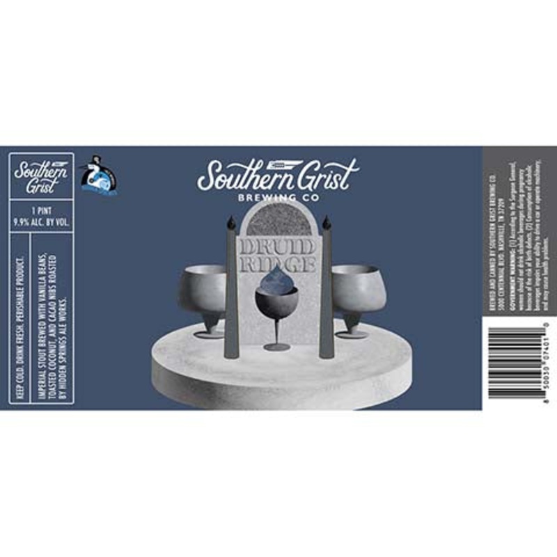 Southern Grist Druid Ridge Imperial Stout 16OZ SINGLE CAN