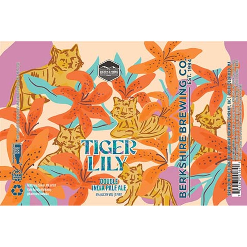 Berkshire Tiger Lily DIPA 16OZ SINGLE CAN
