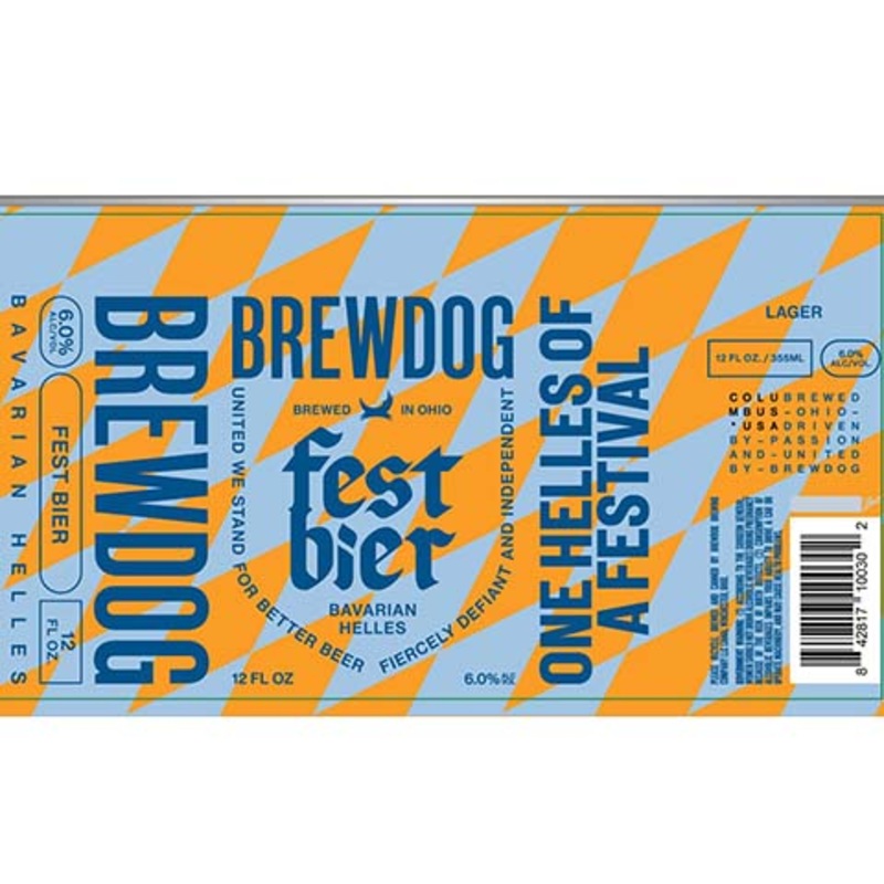 BrewDog Festbier 12OZ SINGLE CAN