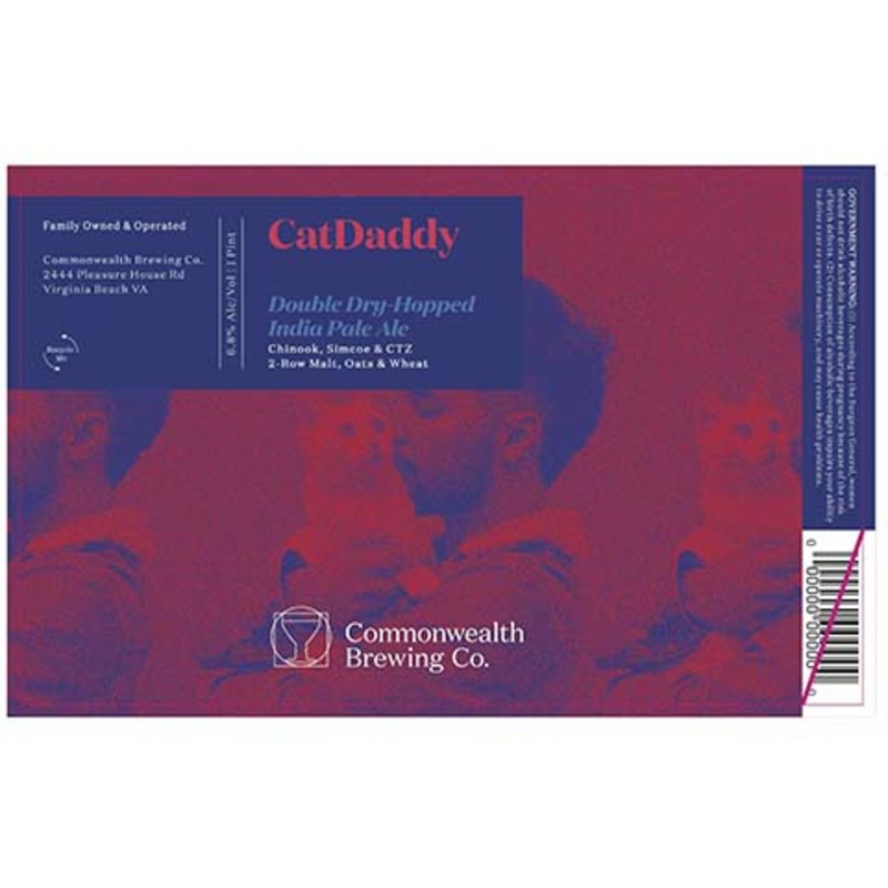 Commonwealth CatDaddy DDH IPA 16OZ SINGLE CAN
