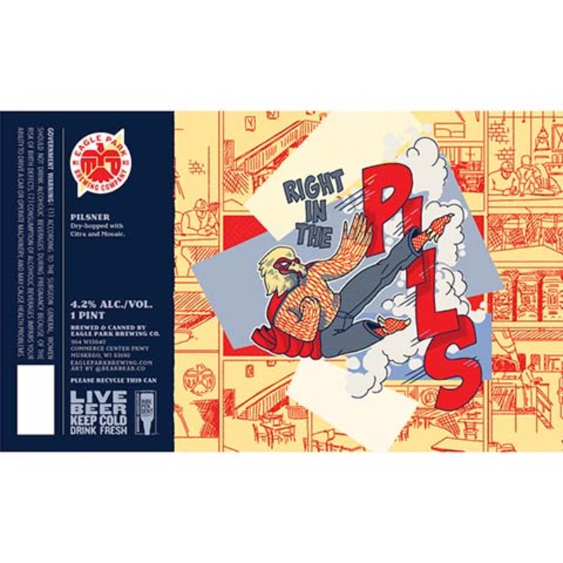 Eagle Park Right In The Pils Pilsner 16OZ SINGLE CAN