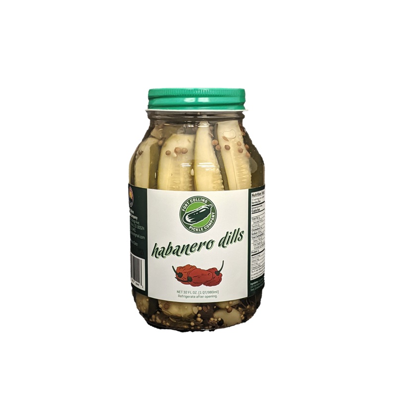 Fort Collins Pickle Co Habanero Dills 32oz
