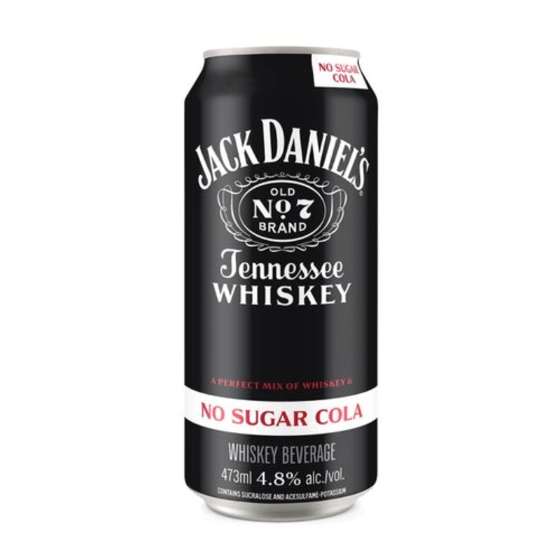 JACK DANIEL’S NO SUGAR COLA 473 ML