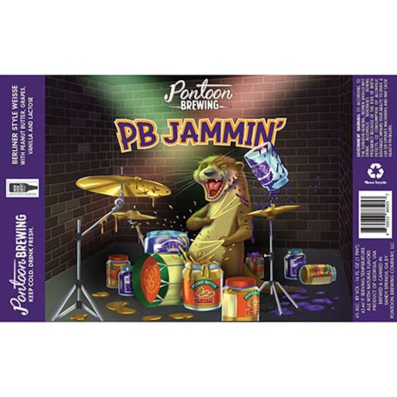 Pontoon PB Jammin’ Berliner Style Weisse 16OZ SINGLE CAN