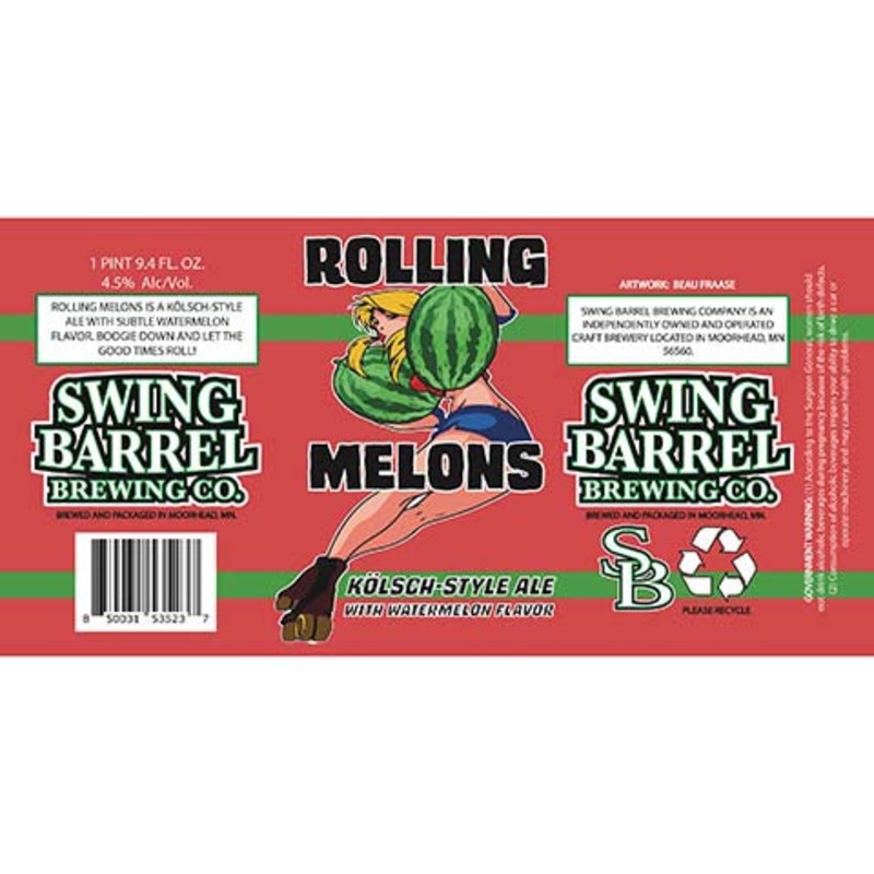 Swing Barrel Rolling Melons Kolsch Ale 750ML BTL