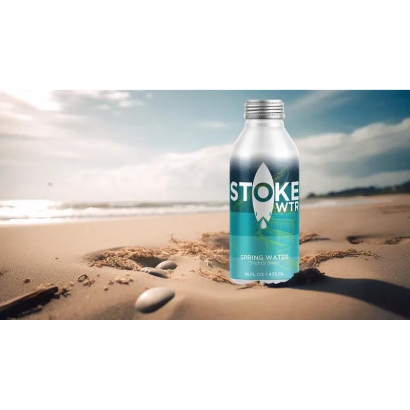 Water StokeWtr Spring Water Slightly Salty