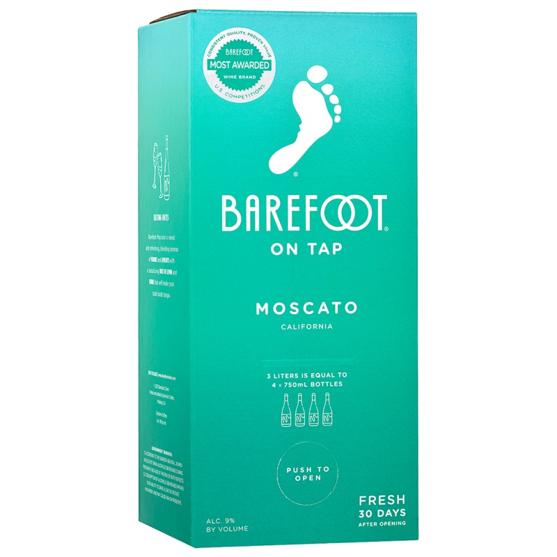 BAREFOOT MOSCATO 3 L