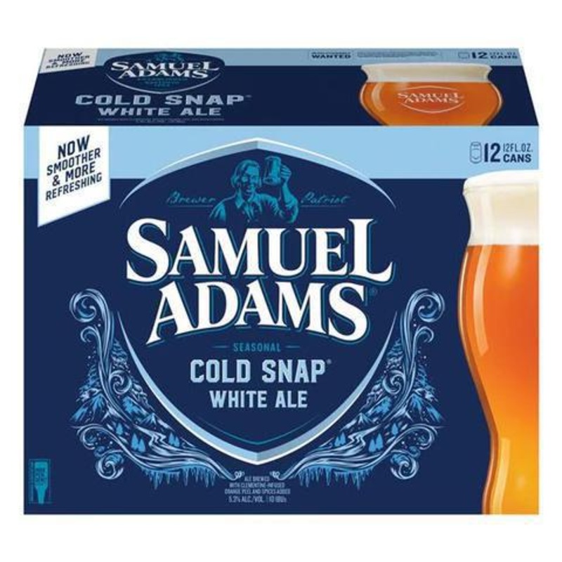 Beer Sam Adams 12pk Cans Cold Snap 689623
