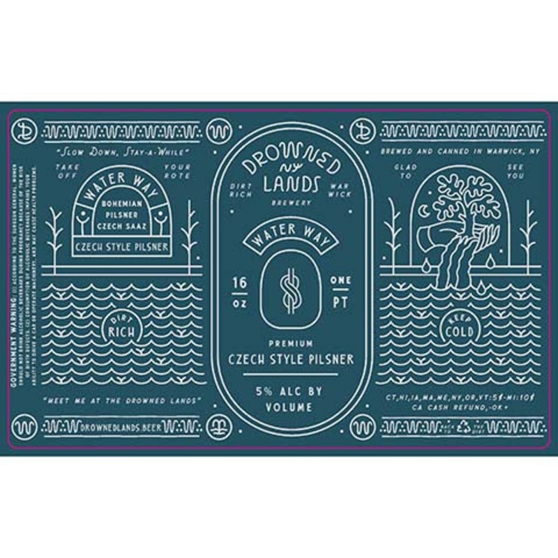 Drowned Lands Water Way Pilsner 16OZ SINGLE CAN