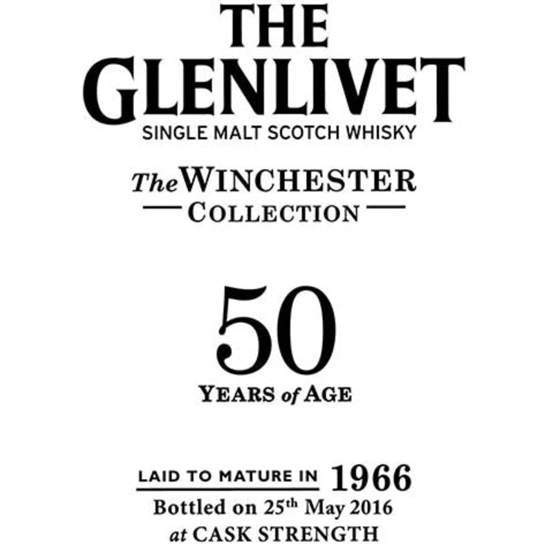 Glenlivet The Winchester Collection – 50 Year Scotch Whisky 750ML BTL