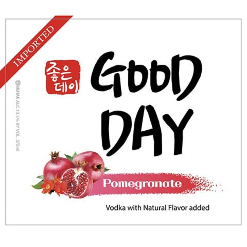 Good Day Pomegranate Vodka 375ML BTL