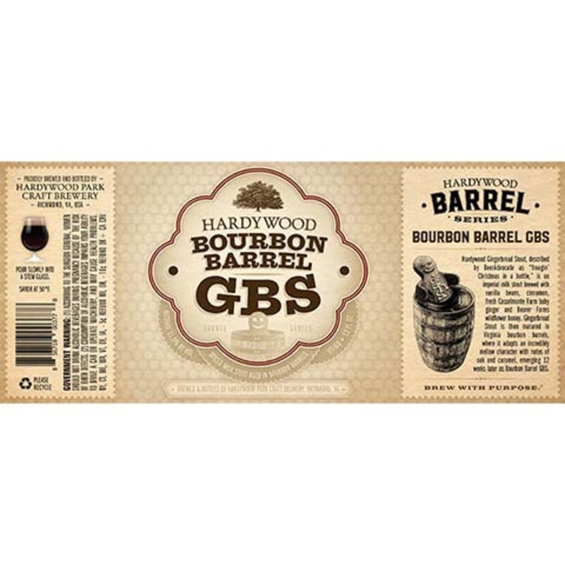 Hardywood Park Bourbon Barrel GBS Spiced Milk Stout 12OZ SINGLE BTL