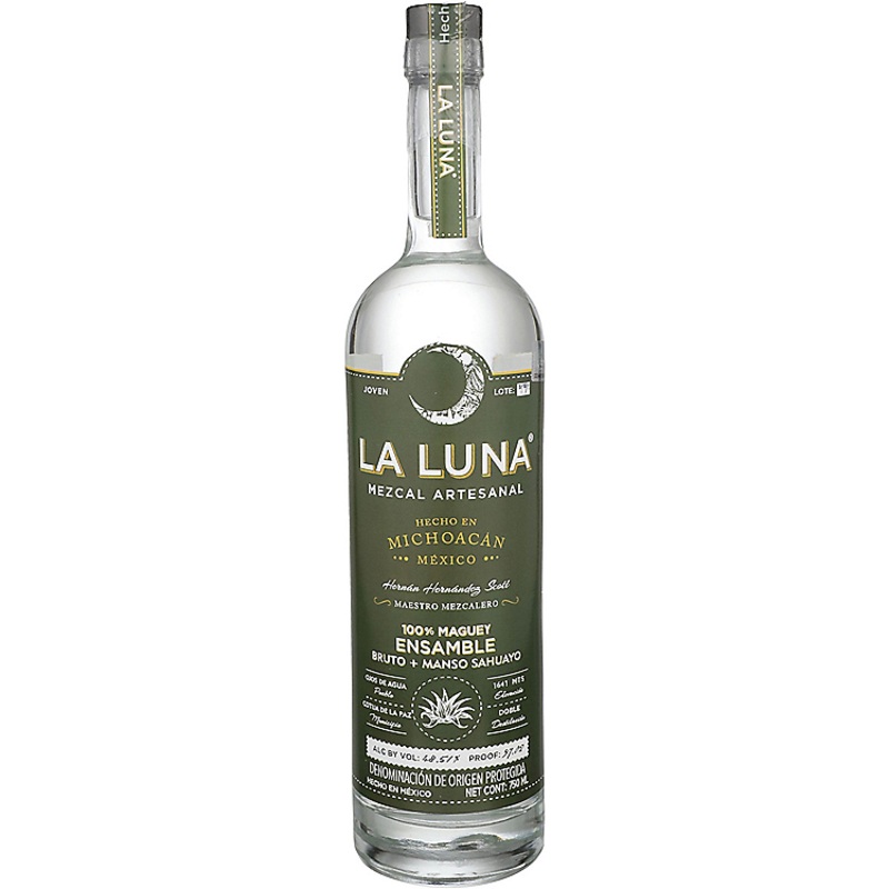 LA LUNA MEZCAL ENSAMBLE BRUTO MANSO SAHUAYO 97.02 750ML 750ML