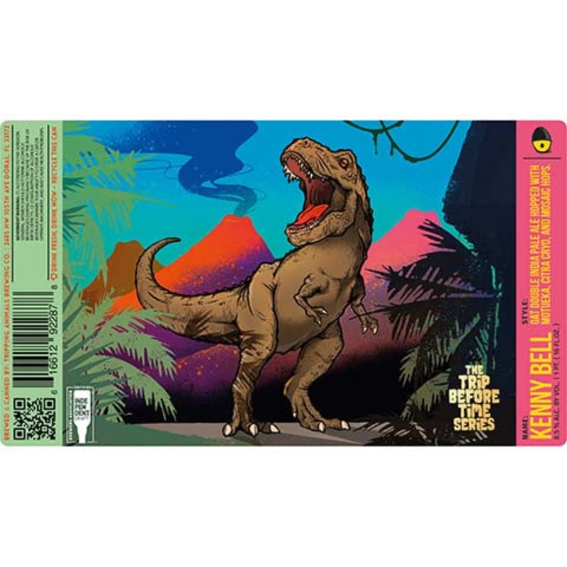 Tripping Animals Kenny Bell Oat DIPA 16OZ SINGLE CAN