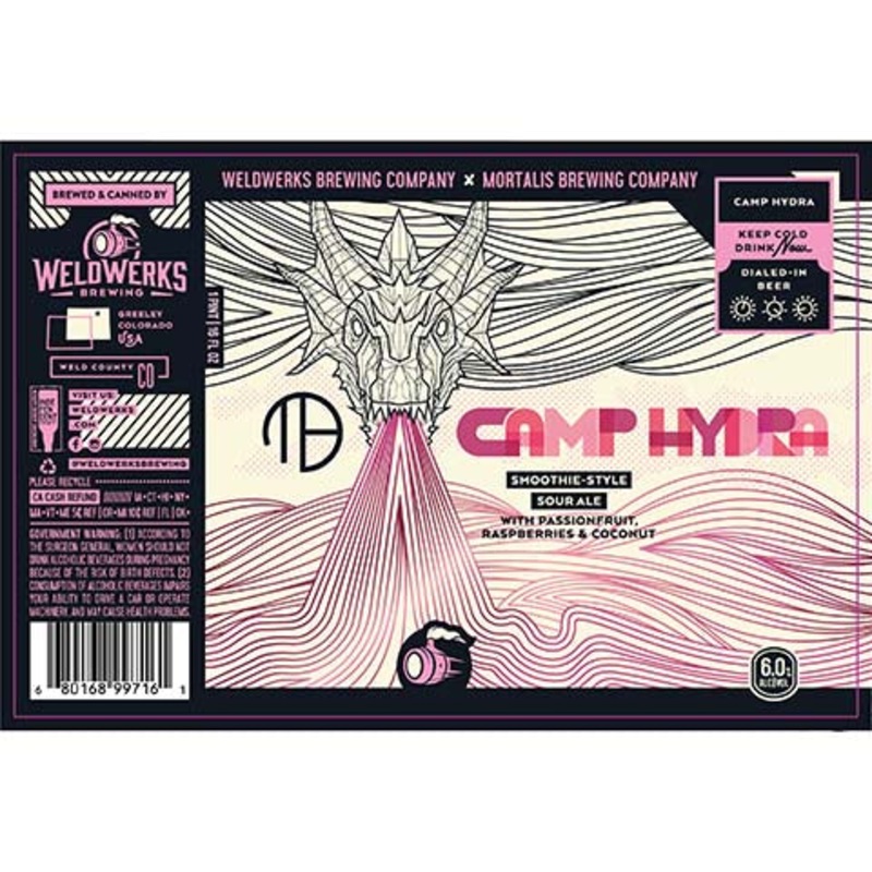 Weldwerks Camp Hydra Smoothie Sour Ale 16OZ SINGLE CAN
