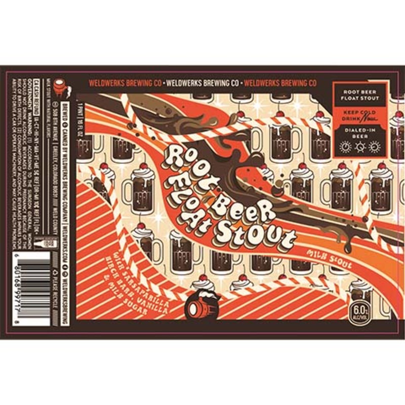 Weldwerks Root Beer Float Stout 16OZ SINGLE CAN