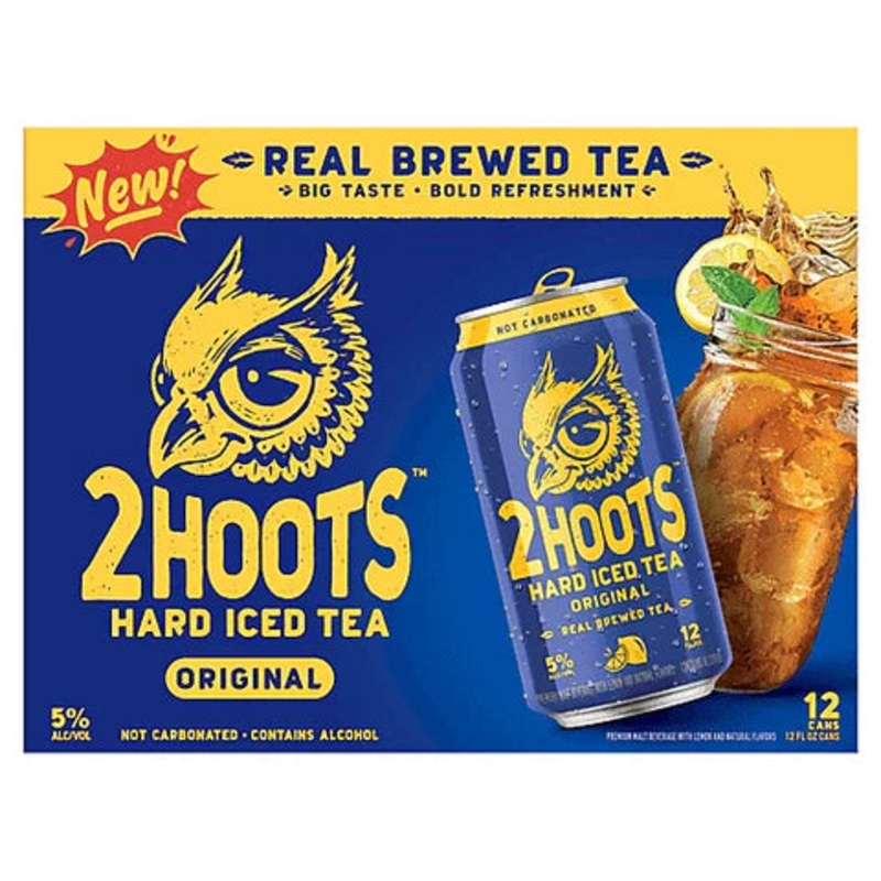 2 HOOTS HARD ICE TEA 355ML 12PK CAN @ Emerald Hills [1053342] 4260 ml
