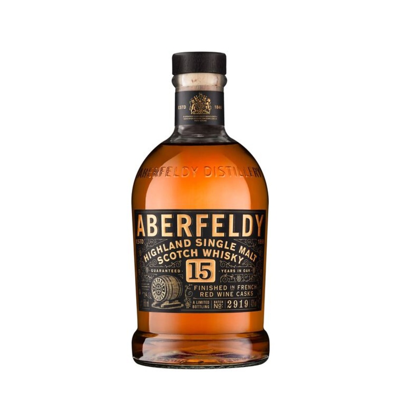 Aberfeldy Single Malt Scotch Finished In Cabernet Sauvignon Wine Casks 15 Yr 86 750ML 750ML