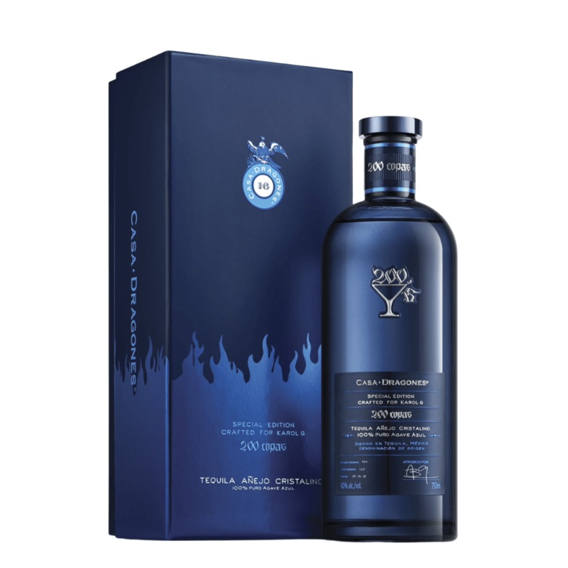Casa Dragones X Karol G ‘200 Copas’ Cristalino Tequila