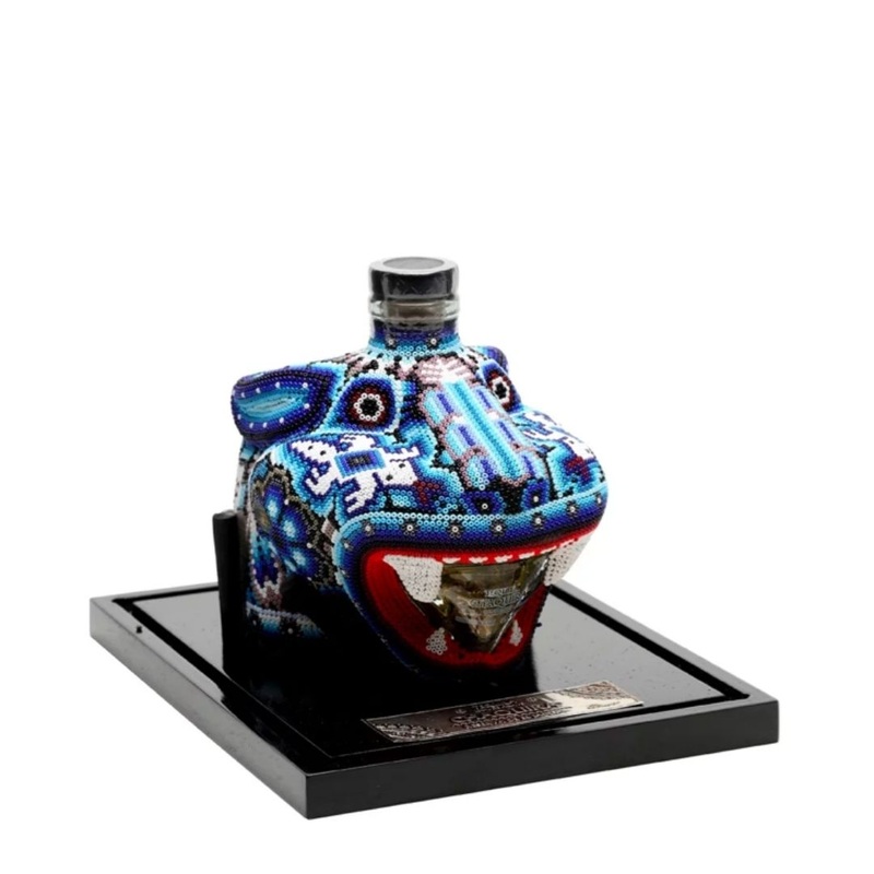 Chaquira Beaded Jaguar Blanco Tequila 750mL