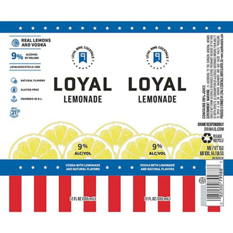 Loyal Nine Loyal Lemonade 12OZ SINGLE CAN
