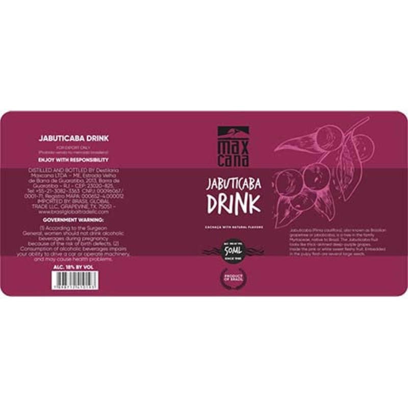 Maxcana Jabutkaba Drink 50ML BTL