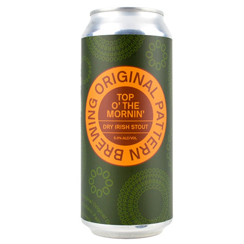 Original Pattern Top O’ The Mornin’ Dry Irish Stout 16OZ SINGLE CAN