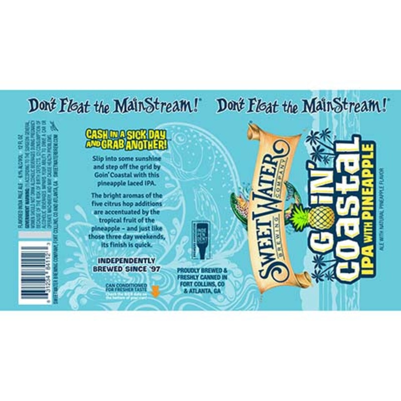 Sweetwater Goin Coastal IPA 12OZ SINGLE CAN