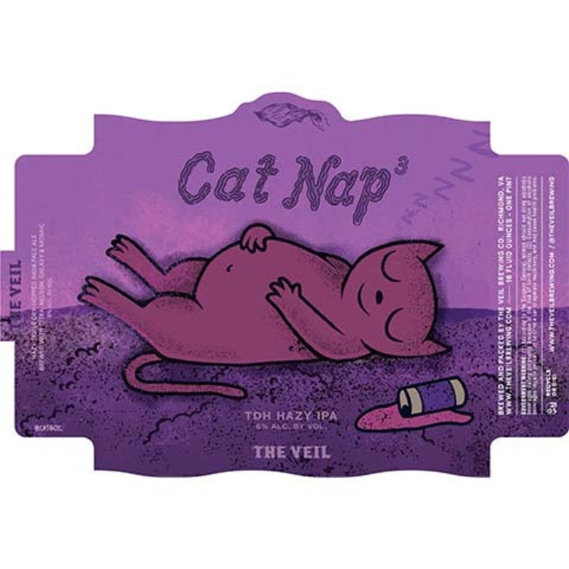 The Veil Cat Nap3 Hazy IPA 16OZ SINGLE CAN