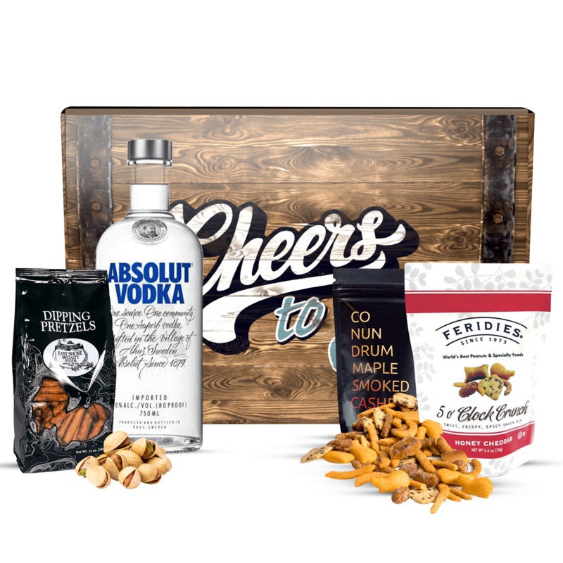 Absolut Cosmo Gift Basket Cheers