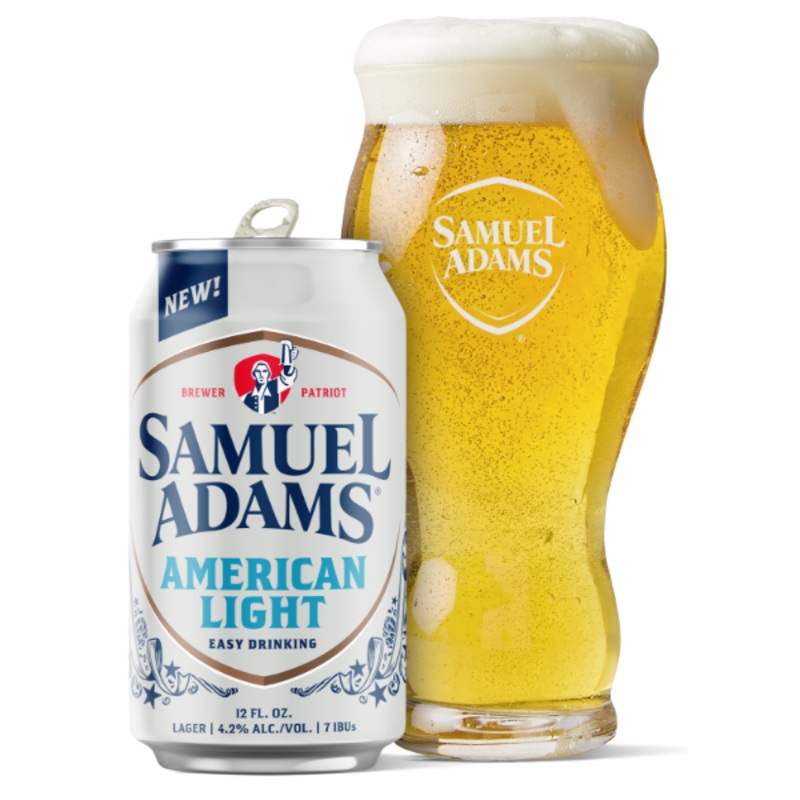 Beer Sam Adams can 12pk American Light