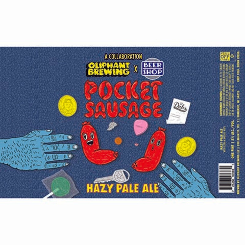 Oliphant Pocket Sausage Hazy Pale Ale 16OZ SINGLE CAN