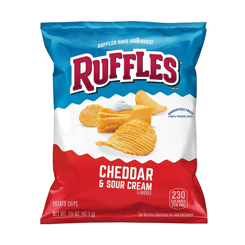 Ruffles Cheddar And Sour Cream (1.5oz) Small Bag 1.5oz
