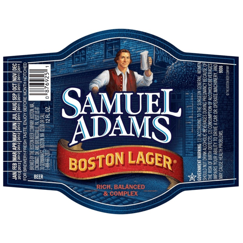 Sam Adams Boston Lager 6 Pk