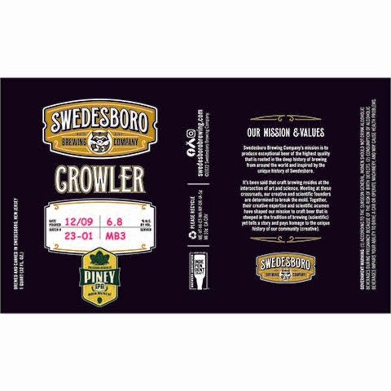 Swedesboro Piney IPA 32OZ SINGLE CAN